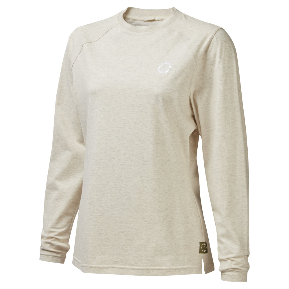 Women's Cream Adventurer Long Sleeve Base Layer Top