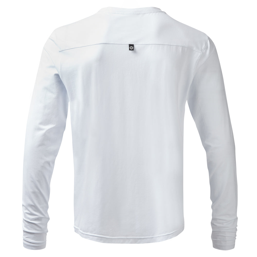 Men's White Adventurer Long Sleeve Base Layer Top