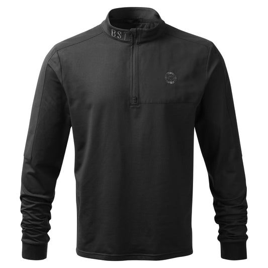 Men's Black Explorer Midlayer Pullover Top