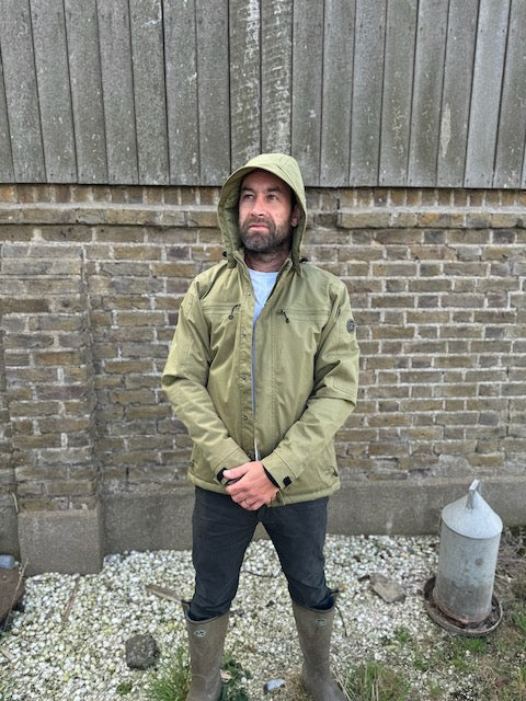 Men's Olive Wanderer Performance Waterproof Jacket