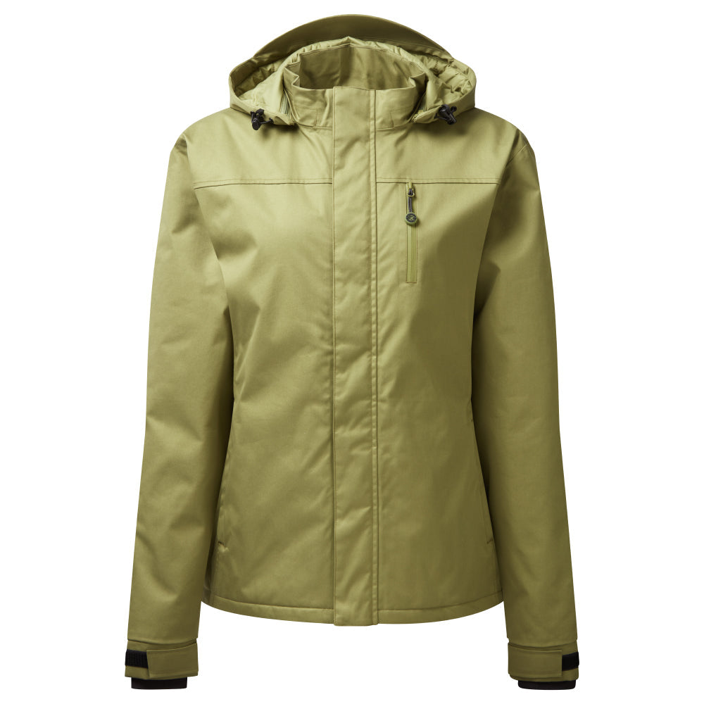 Women's Olive Wanderer Performance Waterproof Jacket