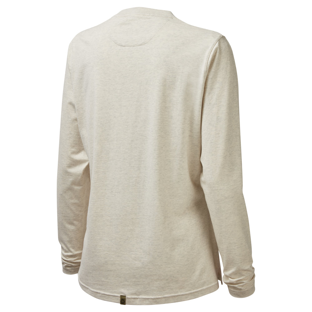 Women's Cream Adventurer Long Sleeve Base Layer Top