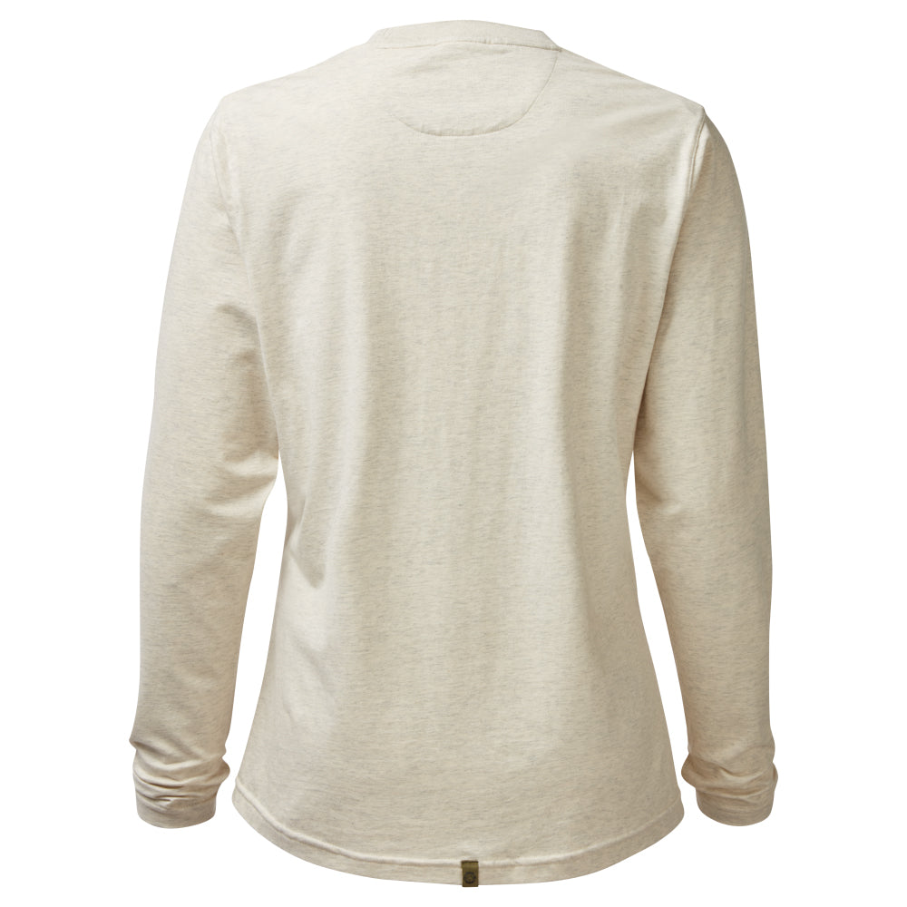 Women's Cream Adventurer Long Sleeve Base Layer Top