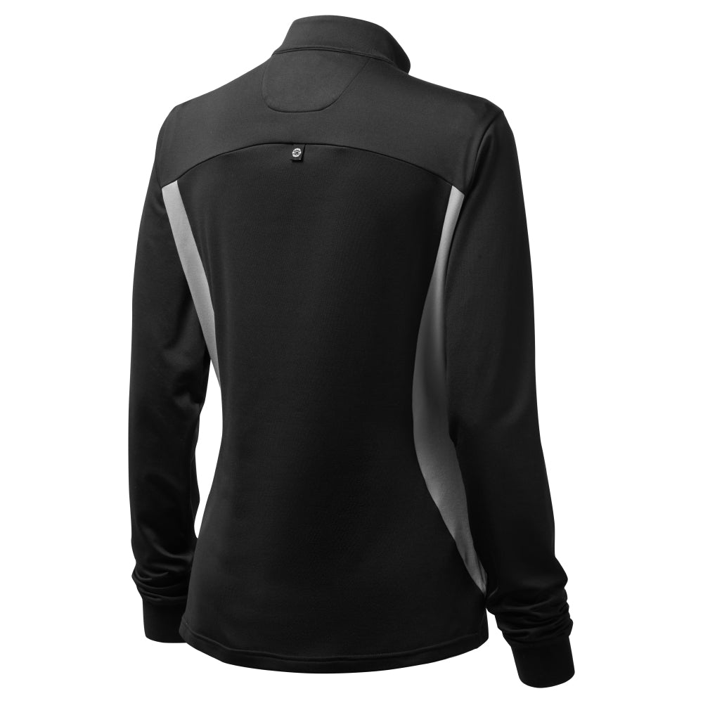 Women's Black & Grey Explorer Midlayer Pullover Top