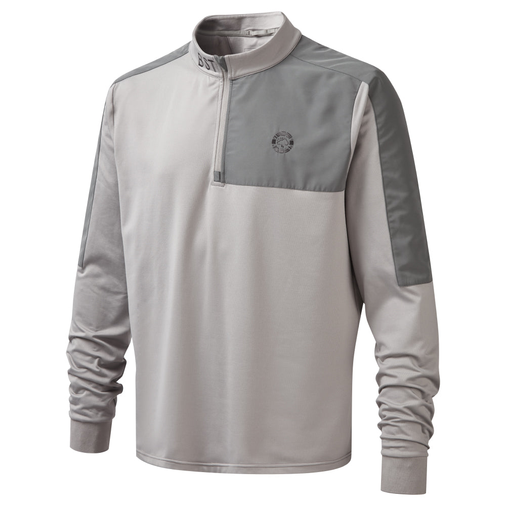 Men's Grey Explorer Midlayer Pullover Top