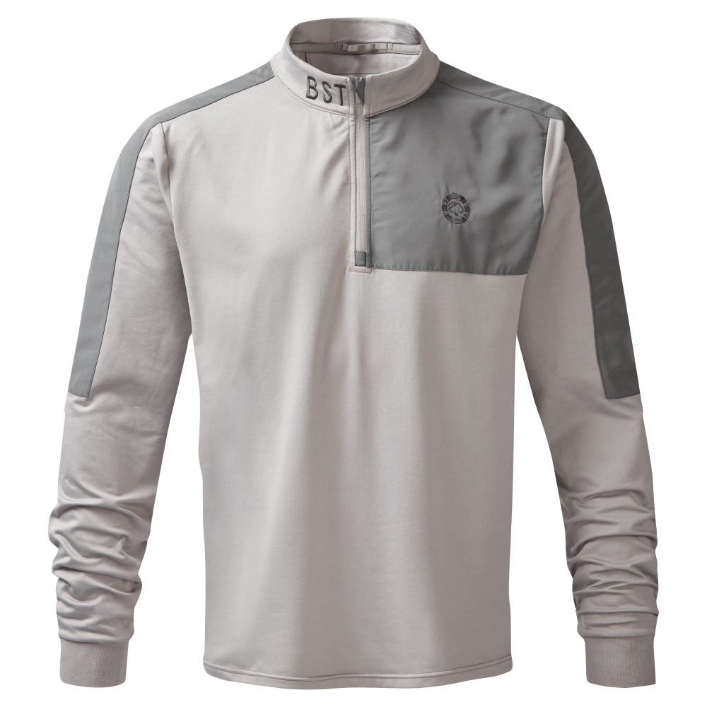 Men's Grey Explorer Midlayer Pullover Top