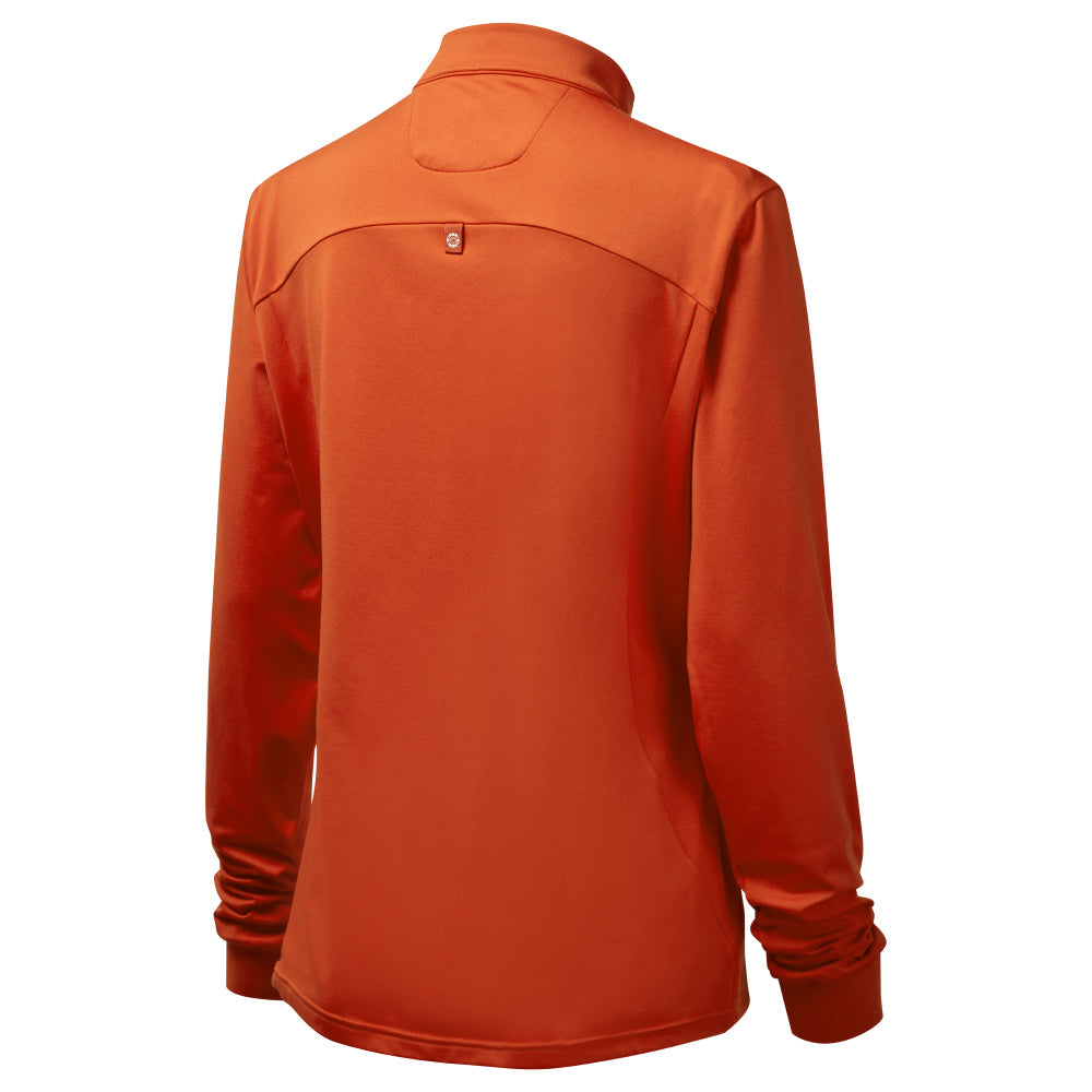 Women's Burnt Orange Explorer Midlayer Pullover Top