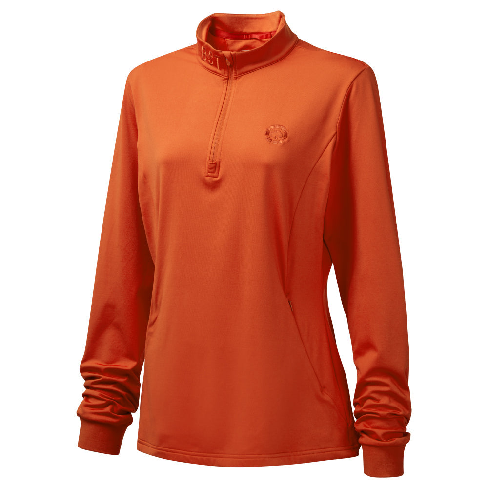 Women's Burnt Orange Explorer Midlayer Pullover Top