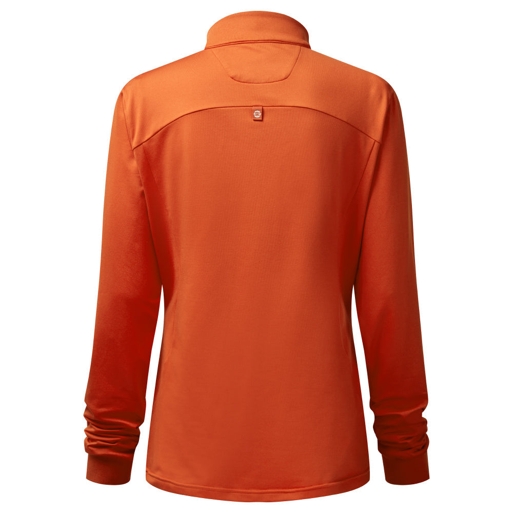 Women's Burnt Orange Explorer Midlayer Pullover Top